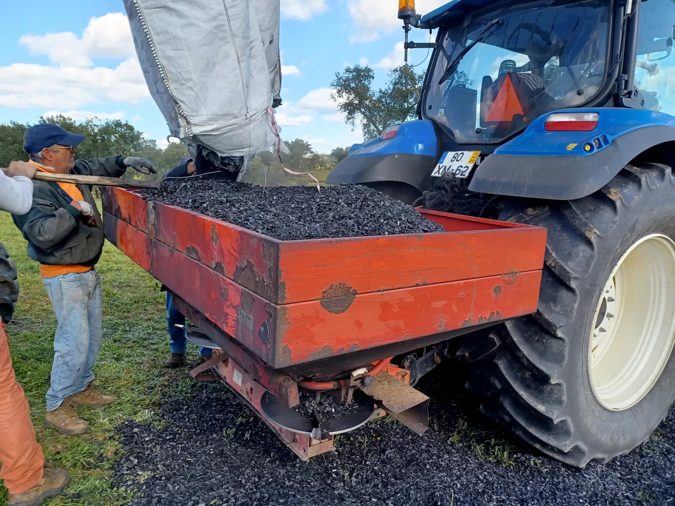 Aplicação de biochar